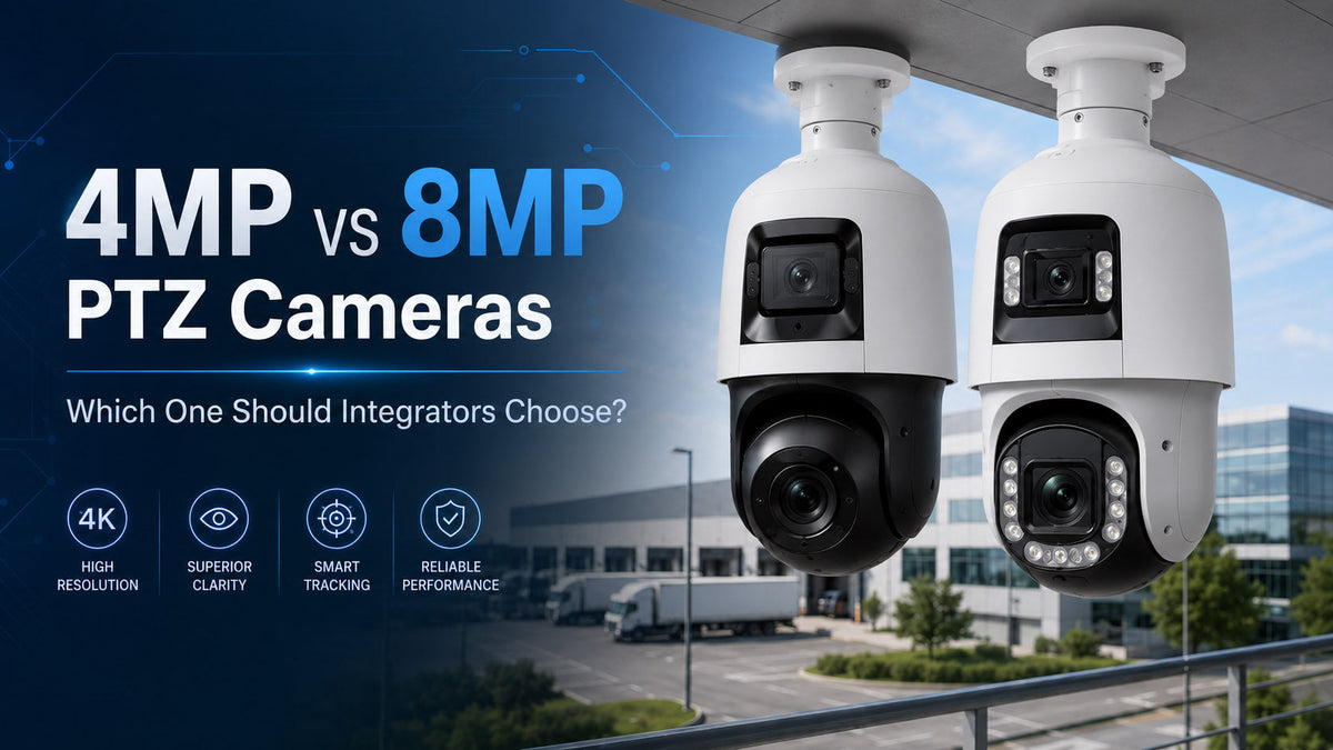 4MP vs 8MP PTZ Cameras: Which One Should Integrators Choose?