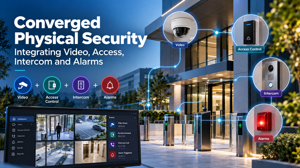 Converged Physical Security: Integrating Video, Access, Intercom and Alarms