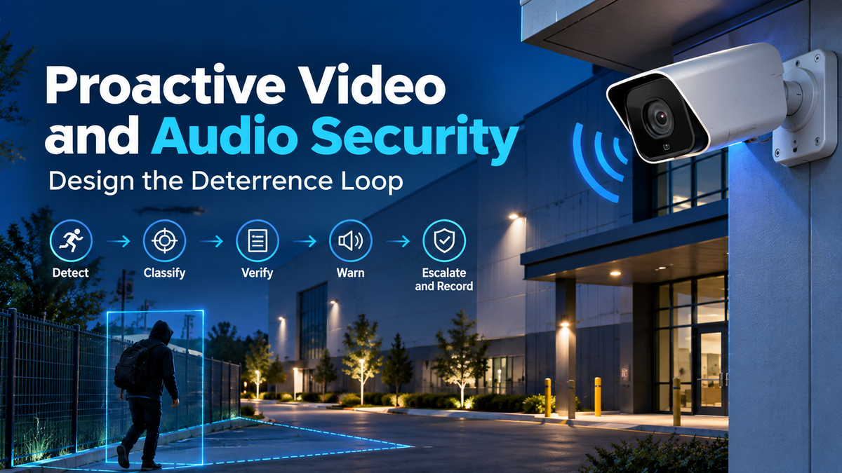 Proactive Video and Audio Security: Design the Deterrence Loop