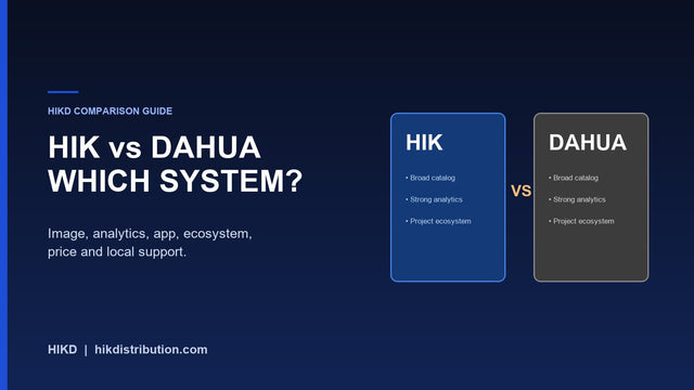 HIK vs Dahua CCTV system comparison