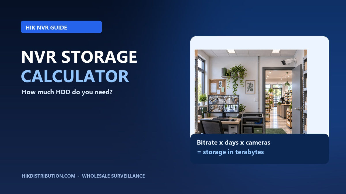 HIK NVR storage calculator and surveillance site