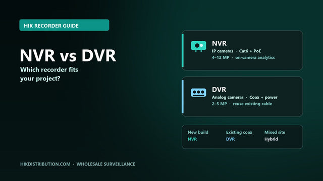 HIK NVR vs DVR recorder comparison