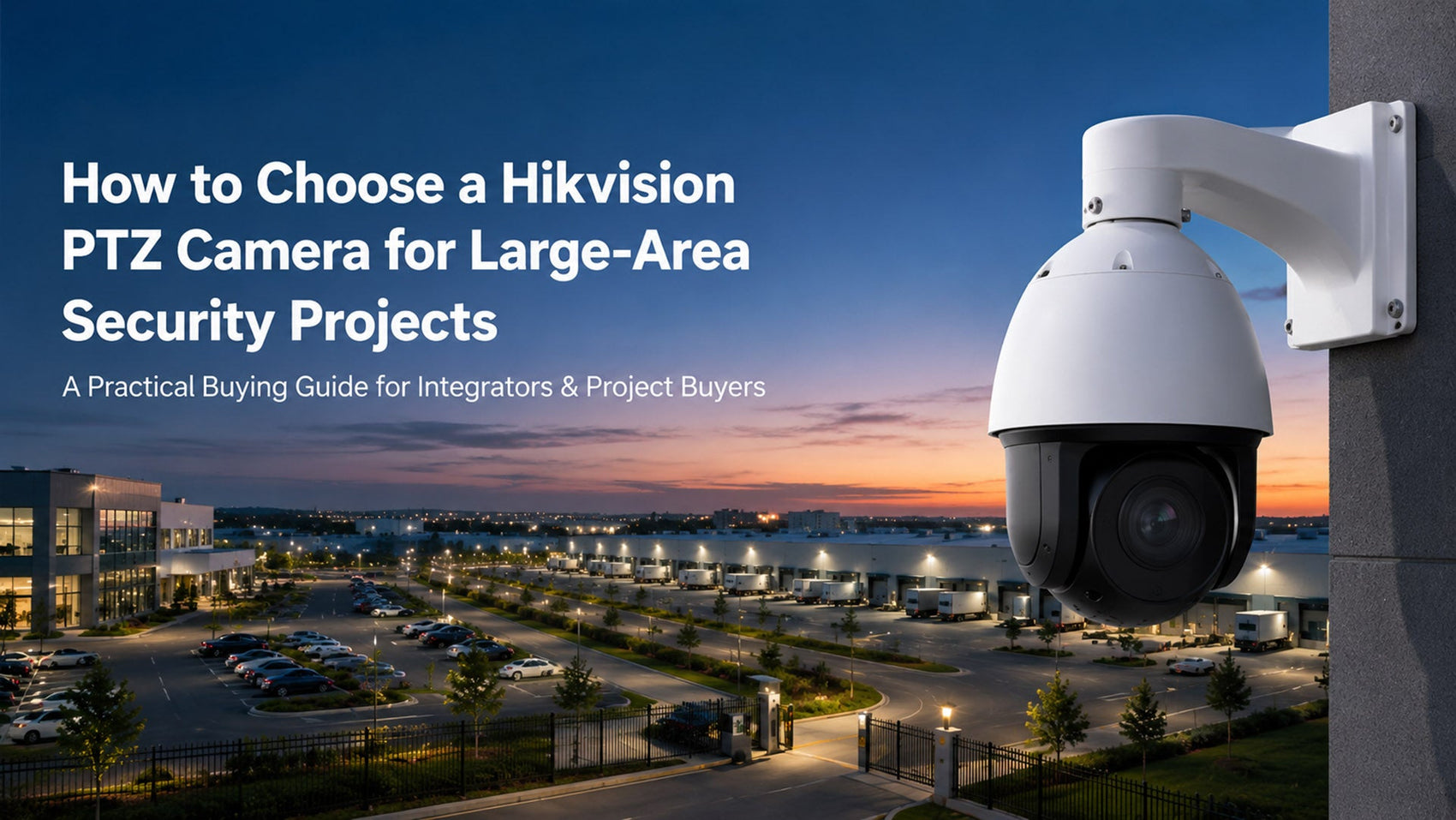 hikvision ptz cameras for large area security projects