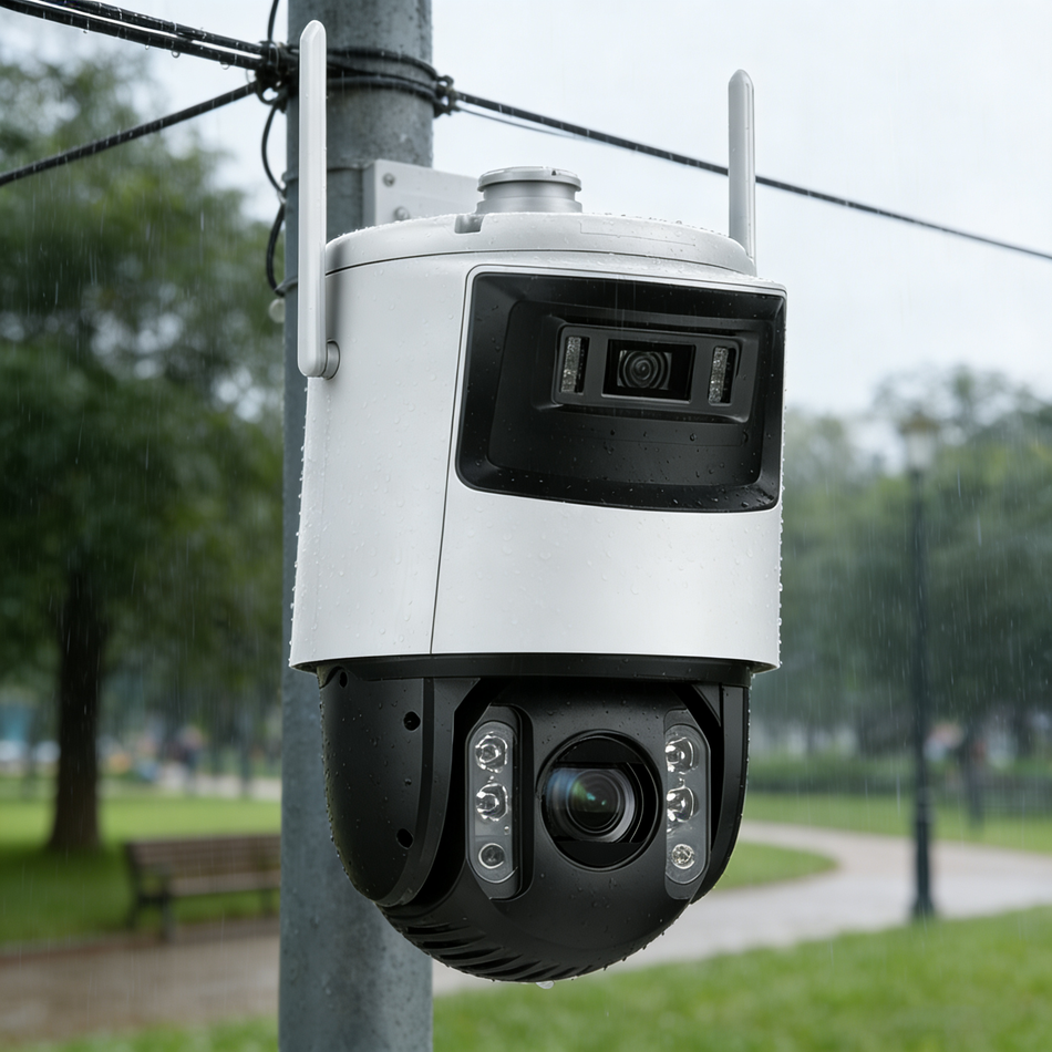 HIKVISION DS-2SE7C432IWG-4G/14(F0) TandemVu 4+4MP 32x Solar-powered Security Network Speed Dome