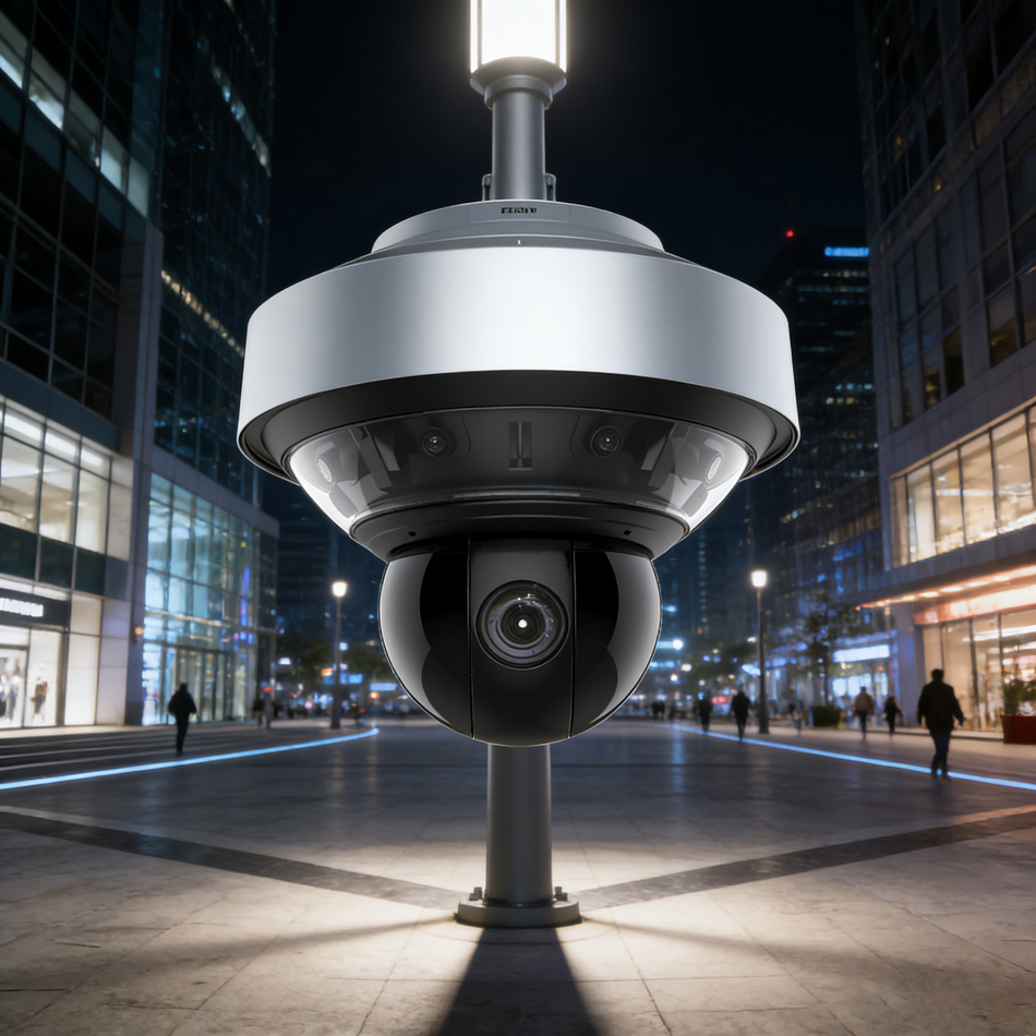 HikVision DS-2DP0818Zixs-de/440 (F0) (P4) 8MP 180 ° Cámara panorámica y PTZ