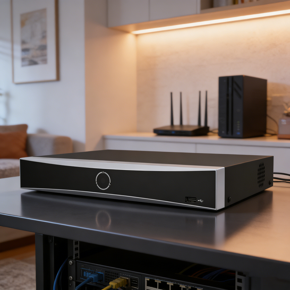 Hikvision DS-7604NXI-K1/4P 4-CH POE 1U K-Serie Acusense 4K NVR