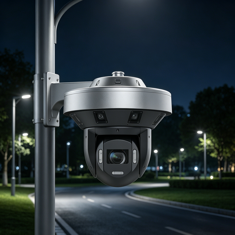 HIK DS-2DP8A440IXG1-LEF/416(F0) 16MP 180° Panoramic & PTZ Camera