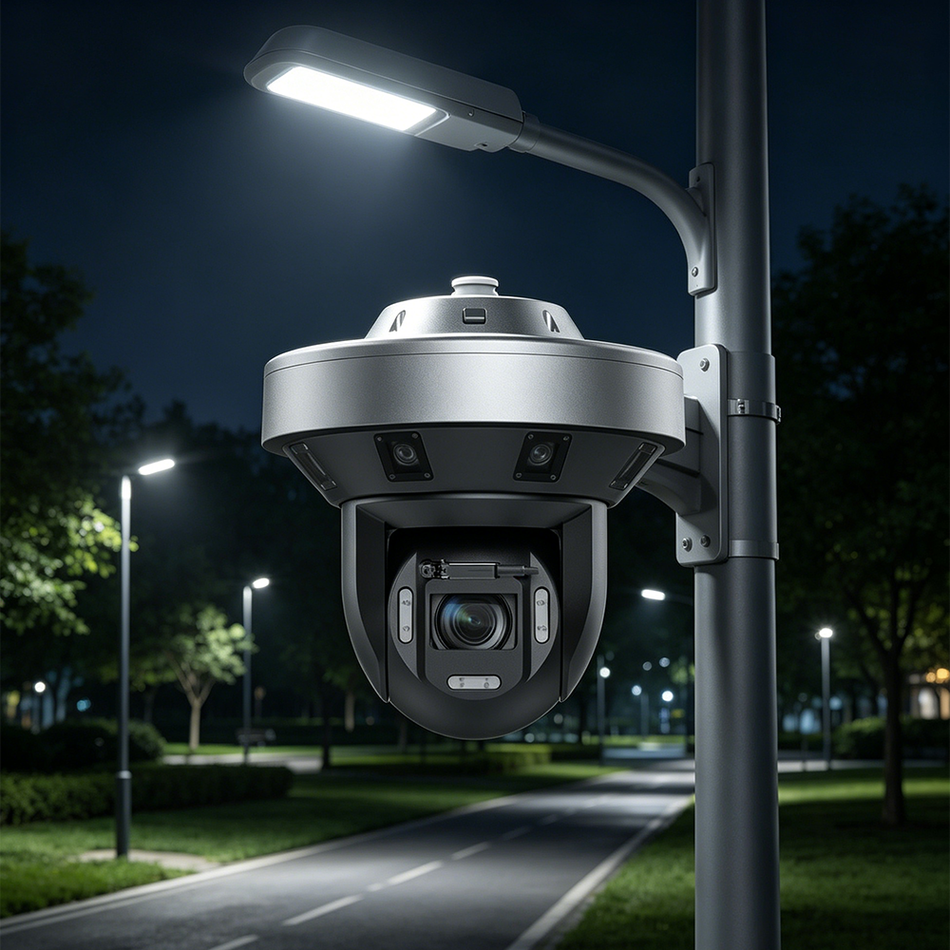 HIK DS-2DP8A440IXG1-LEWF/416(F0) 16MP 180° Panoramic & PTZ Camera with wiper