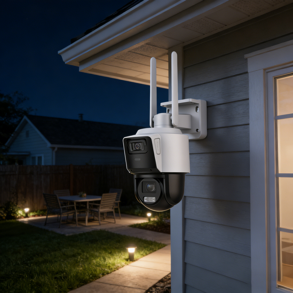 HIKVISION DS-2SE3C204MWG-4G/12 TandemVu 2MP+2MP 4X 4G PTZ Network Camera