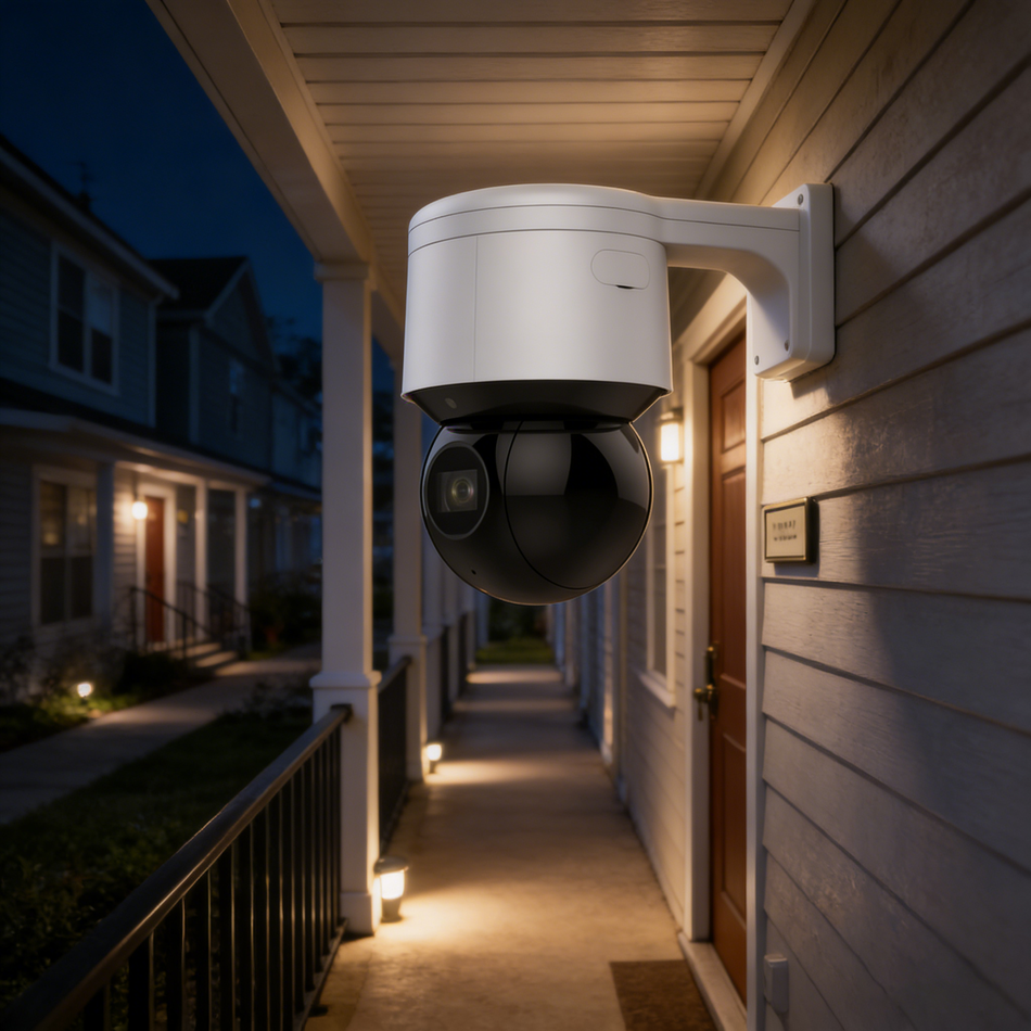 HIKVISION DS-2DE3A404IW-DE/W(S6) 3-inch 4 MP 4x Zoom IR Wi-Fi Mini PT Dome Network Camera