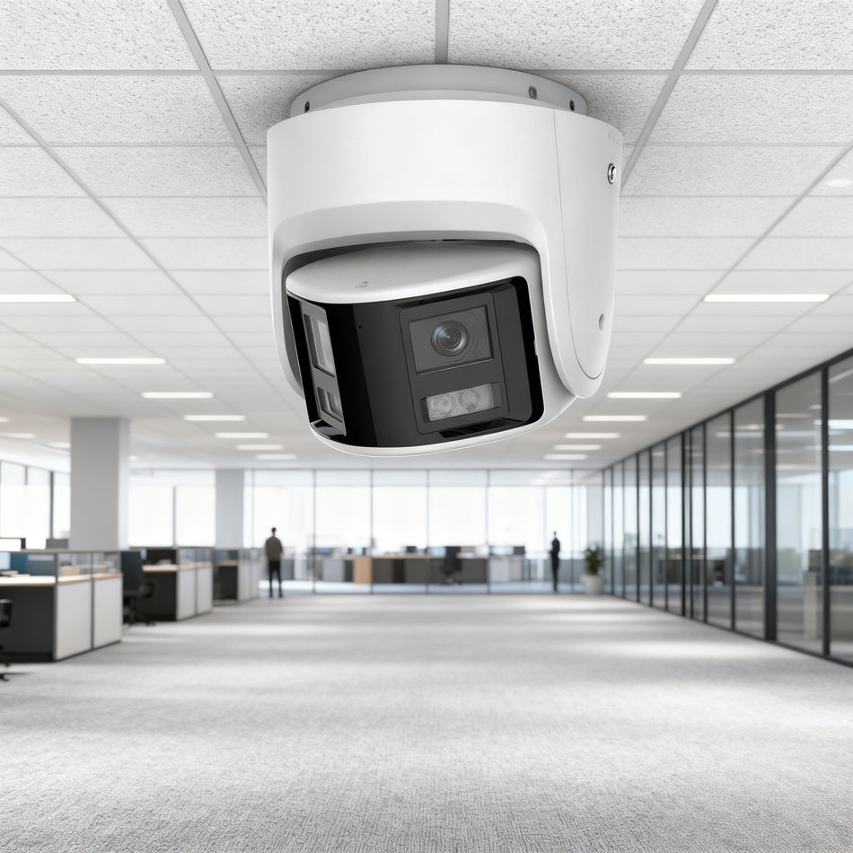 كاميرا شبكية HIKVISION DS-2CD2366G2P-ISU/SL 6 ميجابكسل بانورامية AcuSense ببرج ثابت